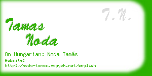 tamas noda business card